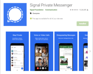 Signal App 1