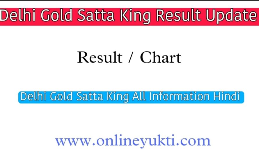 Delhi Gold Satta king | Delhi Gold Satta Result