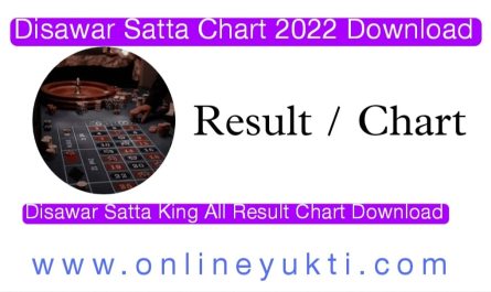Disawar Satta Chart 2022