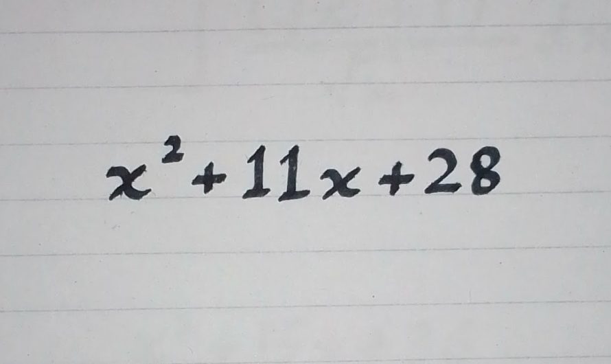 Solving − x2-11x+28=0 | Quadratic Equation