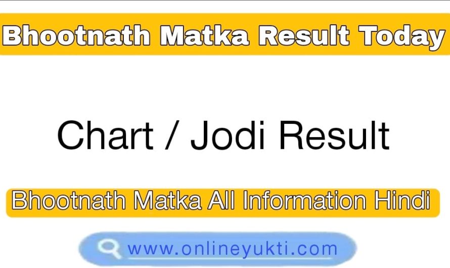 Bhootnath Matka | Bhootnath Chart