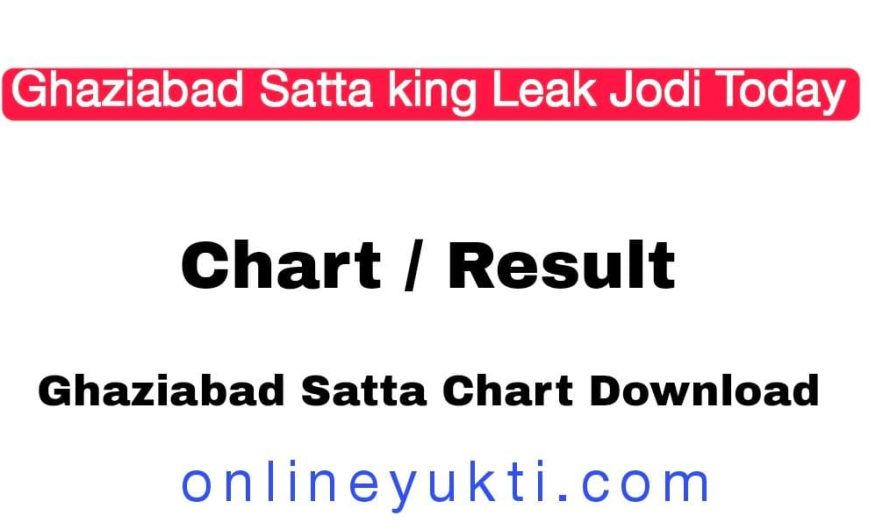 Satta king Ghaziabad Chart